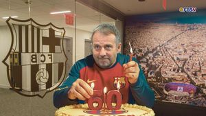 Hansi Flick Celebrates 60th Birthday With FC Barcelona Glory