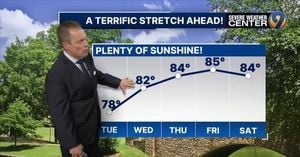 Charlotte Enjoys Cool Mornings And Sunny Afternoons