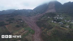 Rescue Teams Race To Find Missing After Sichuan Landslide