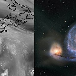 Logarithmic Spirals Isabel and M51