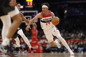 Wizards Forward Corey Kispert Out For Season With Thumb Injury