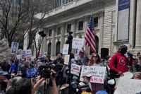 Protesters rally in NYC, across the U.S. to fight Trump tyranny