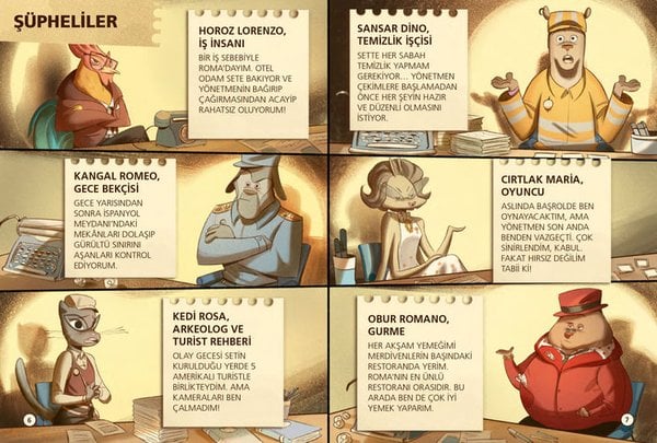 Sayısal Zekâ Gelişimi İçin Etkinlikli Ve Çıkartmalı Dedektiflik Çizgi Romanı (7-9 Yaş) - Müfettiş Numeroni