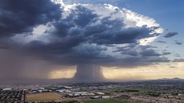 Phoenix'te bir microburst