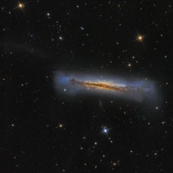 Edge-on NGC 3628