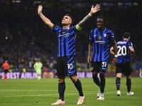 Inter's Martinez overcomes injury, scores critical goal vs. Barca