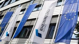 Rheinmetall Stock Surges Past 1,400 Euros Before Profit-Taking