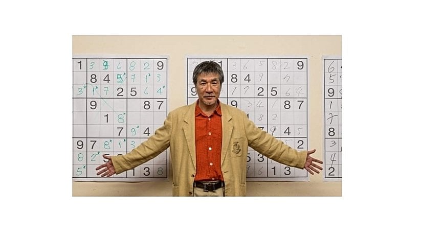 Maki Kaji, 2012 yılında Sao Paulo'da düzenlenen Brezilya'nın ilk ulusal Sudoku yarışmasında.