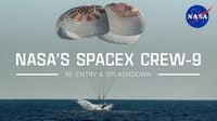 SpaceX Dragon landing live: Stranded astronauts to return to Earth