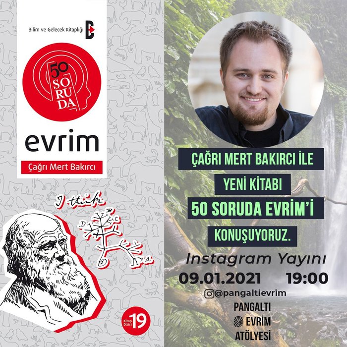 50 Soruda Evrim Kitabı Soru-Cevap (Instagram Canlı Yayını) - Dr. Çağrı Mert Bakırcı - @pangaltievrim