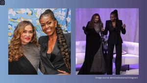Michelle Obama Dances With Tina Knowles In Viral Video