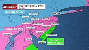 Major Winter Storm Slams Philadelphia With Heavy Snow