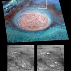 Storm Clouds Over Jupiter
Credit: