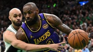 LeBron James Sidelined As Lakers Face Nets