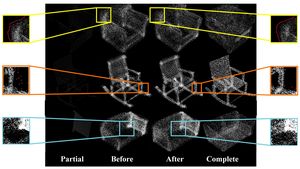 New Geodesic Attention Network Enhances 3D Point Cloud Completion