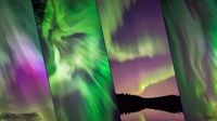 Rare 'cannibal' solar eruption sparks severe geomagnetic storm, triggers stunning auroras (photos)