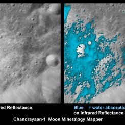 Water Discovered on the Moon