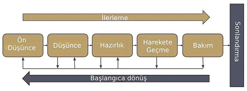 Transteorik Model'in şematize edilmiş hali.