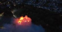 Blaze engulfs historic Woolton Hall building as smoke seen for miles