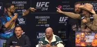 Diego Lopes e Yair Rodriguez roubam a cena com discussão na coletiva do UFC 314; veja