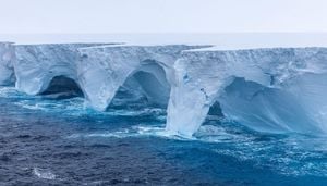 World's Largest Iceberg A23a Resumes Journey Across Southern Ocean