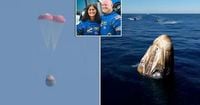 NASA astronauts stuck in space dramatically return to Earth - watch live