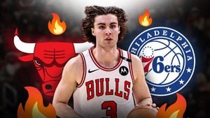 Josh Giddey Leads Bulls To Victory Over 76ers