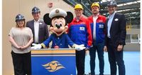 Meyer Werft cuts steel for Disney's fourth Wish-class ship