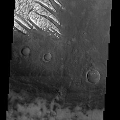  White Rock Fingers on Mars 