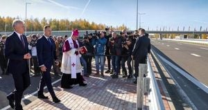 Via Baltica Highway Opens Linking Baltics And Poland