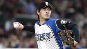 Nippon-Ham Fighters Players Return From Training Camp