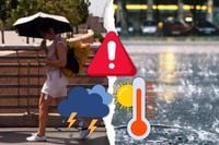 Más tormentas, lluvia y calor intenso: ponen bajo alerta a 15 comunidades este viernes