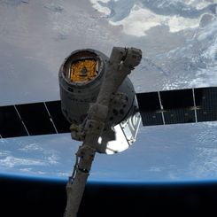  The Space Station Captures a Dragon Capsule 