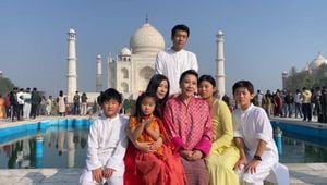 Bhutan's Queen Mother Visits Taj Mahal With Royal Family