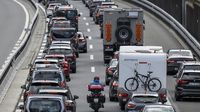 Sieben Kilometer Stau vor dem Gotthard Nordportal