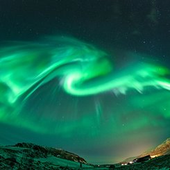  Dragon Aurora over Norway 