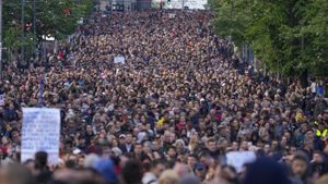 Serbian Students Lead Major Protests Over Train Station Tragedy