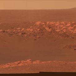  Intrepid Crater on Mars from Opportunity 