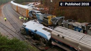 Train Slams Into Milk Truck Amid Heavy Snow