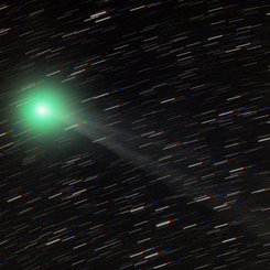 Comet Lemmon near the South Celestial Pole