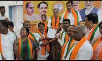 Nainar Nagendran files nomination for TN BJP chief post
