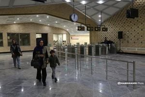 Tehran Celebrates Opening Of New Khorasan Square Metro Station