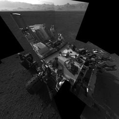 Curiosity on Mars: Still Life with Rover