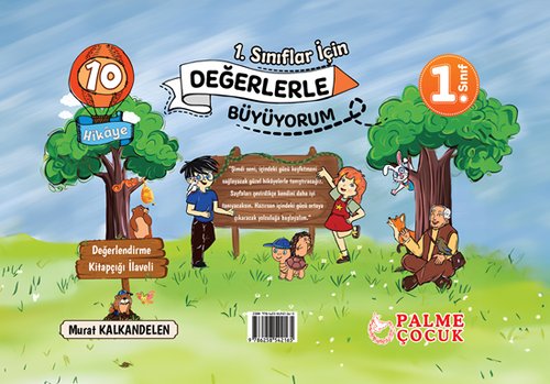 PALME ÇOCUK-1.SINIF DEĞERLERLE BÜYÜYORUM (10 KİTAP)