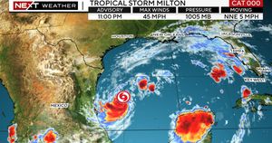 Tropical Storm Milton Forms Over Caribbean