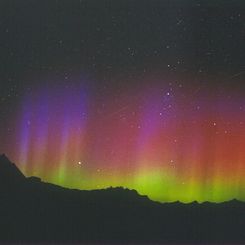 Meteors and Northern Lights