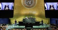 UN General Assembly Live: Palestinian President Abbas 'ready to work' with US and others to implement peace plan