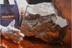 Mars'tan Gelen Rekor Büyüklükteki Meteorit New York'ta Milyonlarca Dolara Satışa Çıktı.