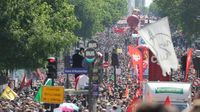 1er Mai : 157000 manifestants en France, selon l'Intérieur, la CGT en revendique plus de 300000