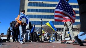 Ukrainians Rally Worldwide To Mark Three-Year War Anniversary